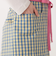 ギンガムチェックエプロン