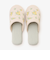 ミモザ刺繍ルームシューズ
