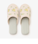 ミモザ刺繍ルームシューズ