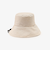 ツバ広UVバケットハット