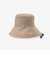 ツバ広UVバケットハット