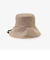 ツバ広UVバケットハット