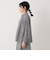 インド綿チェックブラウス
