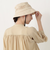 ギャザーUVバケットハット