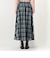 チェックギャザースカート