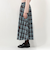 チェックギャザースカート