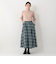 チェックギャザースカート