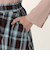 チェックギャザースカート