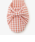 ギンガムチェックリボンルームシューズ