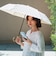 【晴雨兼用】ドットプリント折りたたみ傘 日傘