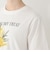 フラワープリントTシャツ/ミモザ