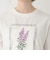 フラワープリントTシャツ/カンパニュラ