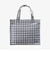ギンガムチェックビニルミニトートバッグ