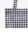 ギンガムチェックビニルミニトートバッグ