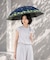 【UVカット率・遮光率100%生地使用】レモン小花晴雨兼用長傘 日傘