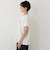 タイポグラフィー刺繍フレンチスリーブTシャツ