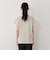 リボン刺繍フレンチスリーブTシャツ