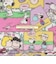スクエアミニトートバッグ/リバティプリント/PEANUTS