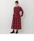 ウエストリボン付きワンピース/Afternoon Tea Original Tartans