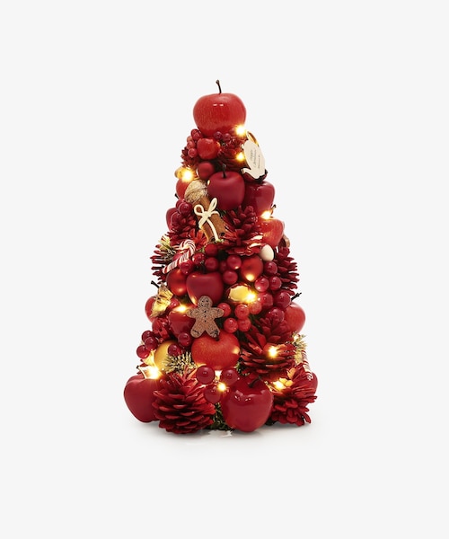 アフタヌーンティー クリスマスツリー M LEDライト付き 2025年 美品❣️ LEDライト付き】クリスマスツリー M アップル｜アフタヌーンティー