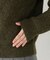 【洗える】畦編みクルーネックニットカーディガン/ふわもちニット