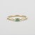 【Pocket Ring】 K10エメラルドピンキーリング