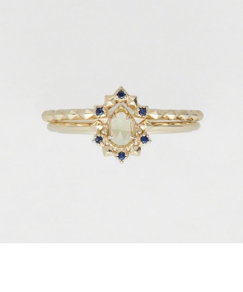 【nojess定価24200円】Pocket Ring　シトリン　サファイア Pocket Ring】K5サファイアリング｜ノジェスの通販｜&mall