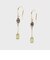 K10アイオライト／ペリドットピアス