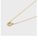【Tiny Motif】K10ダイヤモンドシューネックレス（0.02ct）