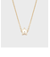 【Tiny Motif】K10ダイヤモンドスターネックレス（0.02ct）