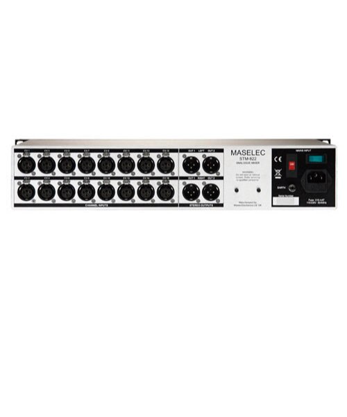 配信機器・PA機器・レコーディング機器 Maselec STM-822 Analogue Mixer STM-822 ステレオ8系統 アナログサミングミキサー｜シマムラ