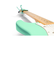 KGEFSGA Surf Green エレキギター用カポタスト