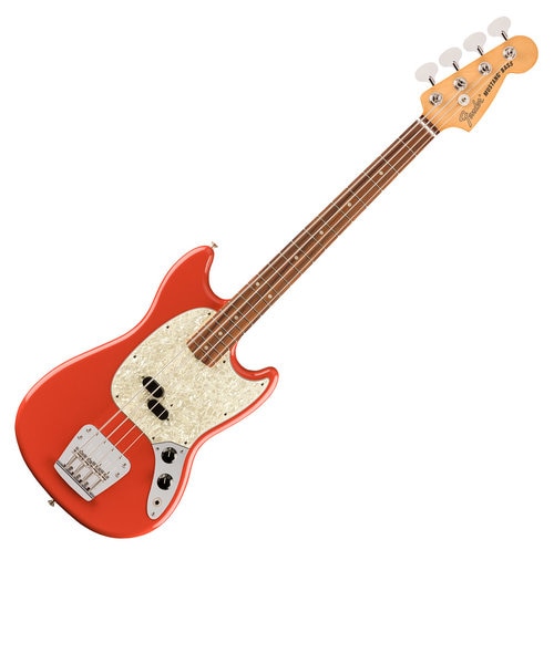 Vintera '60s Mustang Bass Pau Ferro Fingerboard Fiesta Red
