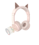PlayEars+ (Cat) 猫 ネコ 動物 モチーフ 子供用 ヘッドホン Bluetooth対応 ワイヤレス 内蔵マイク