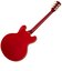 ES-335 Satin Cherry セミアコギター セミホロウ エレキギター