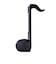 オタマトーンQ ブラック OtamaTone Q キュートなサイズ バーカッション機能搭載