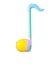 オタマトーンQ パステル OtamaTone Q マルチカラー キュートなサイズ バーカッション機能搭載