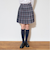 【卒服】【セレモニー】リボンネクタイつきチェックプリーツスカパン