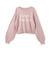 【GOODPRICE】ジャガードクロップドニット