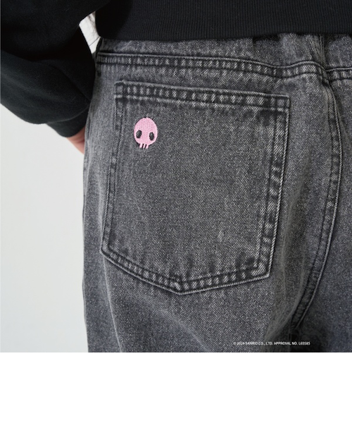 rodeo clowns サンリオキャラクターズ キティデニムパンツ RODEO CROWNS WIDE BOWL | (サンリオキャラクターズ)DRAWING