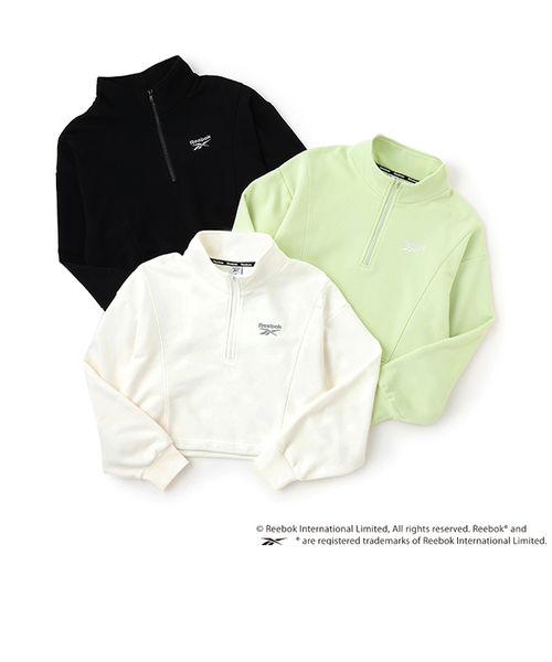Reebok】クロップドハーフジップ｜ラブトキシックの通販｜&mall