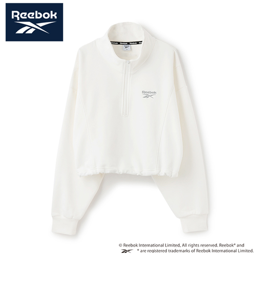 Reebok】クロップドハーフジップ｜ラブトキシックの通販｜&mall