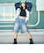 サイドドロスト長袖Tシャツ