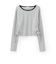 サイドドロスト長袖Tシャツ