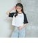 ハートラグラン五分袖Tシャツ