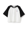 ハートラグラン五分袖Tシャツ
