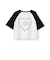 ハートラグラン五分袖Tシャツ