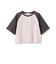 ハートラグラン五分袖Tシャツ
