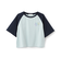 ハートラグラン五分袖Tシャツ