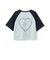 ハートラグラン五分袖Tシャツ